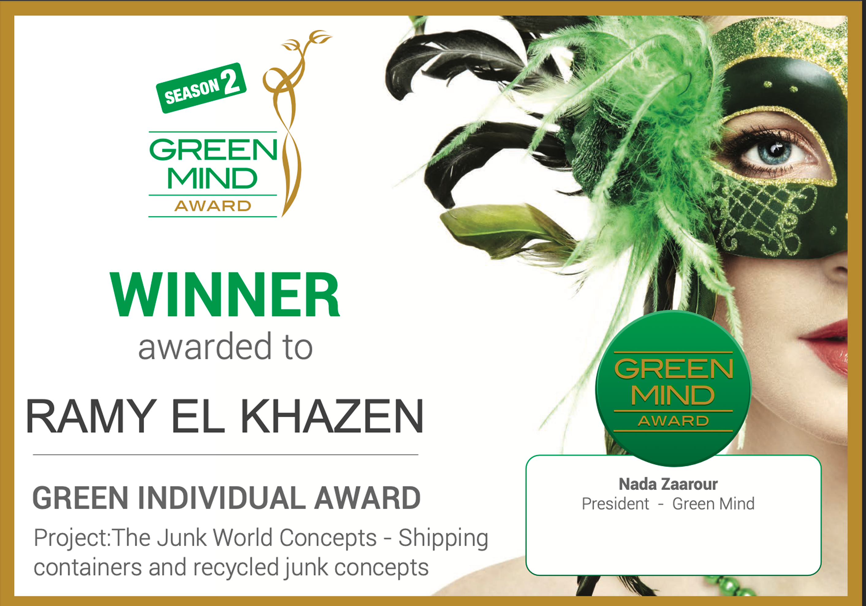 green mind award